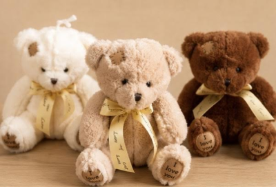 Small Bear - Available in cream, beige and brown