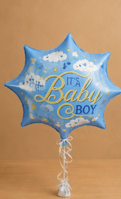 Baby Boy Balloon - Blue baby boy balloon