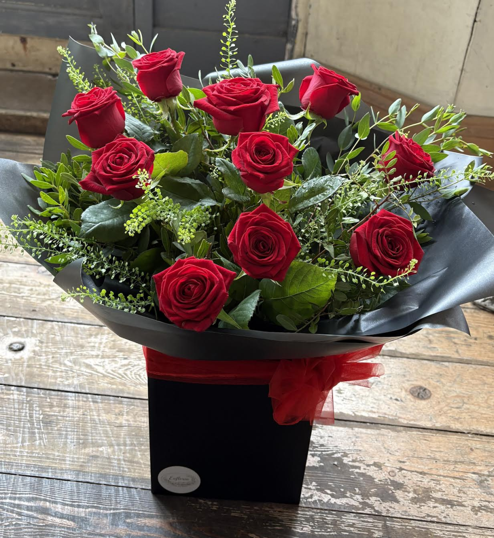 Large Headed Roses - Red