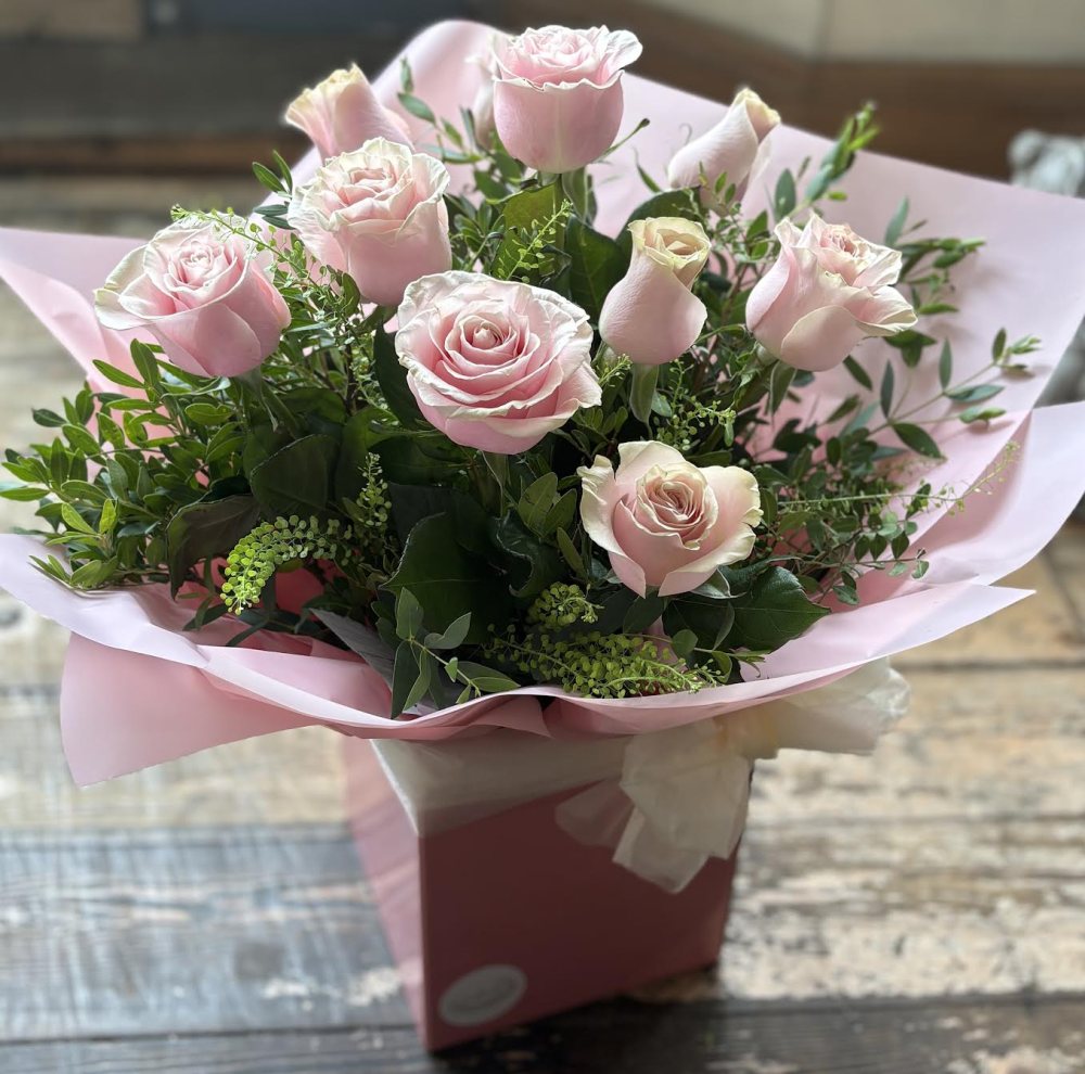 Large Headed Roses - Soft Pink