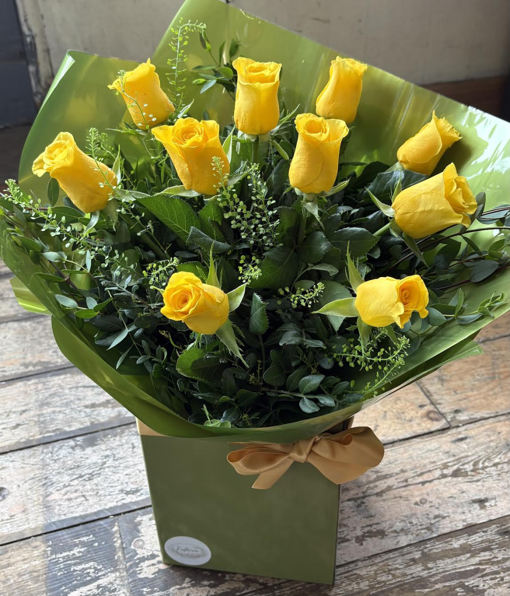 Large Headed Roses - Yellow