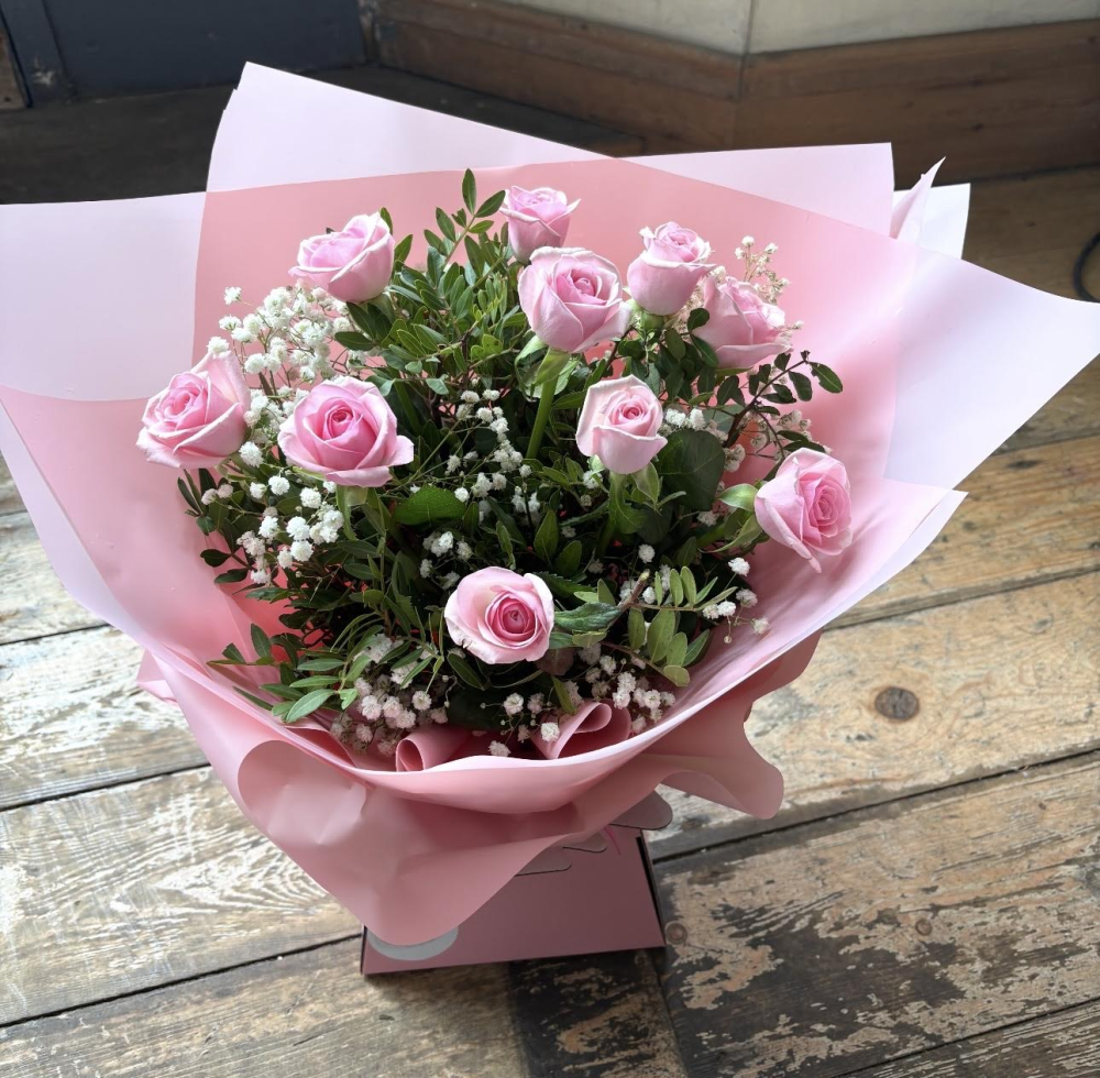 Small Headed Roses - Pink