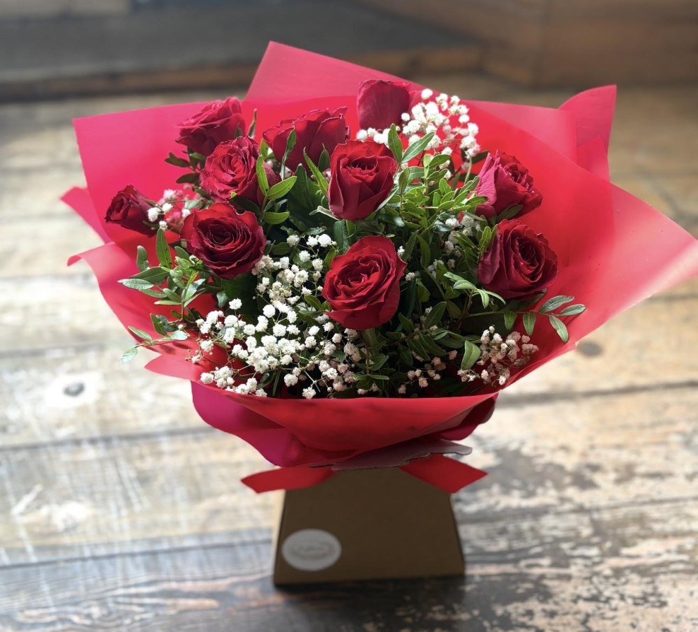 Small Headed Roses - Red